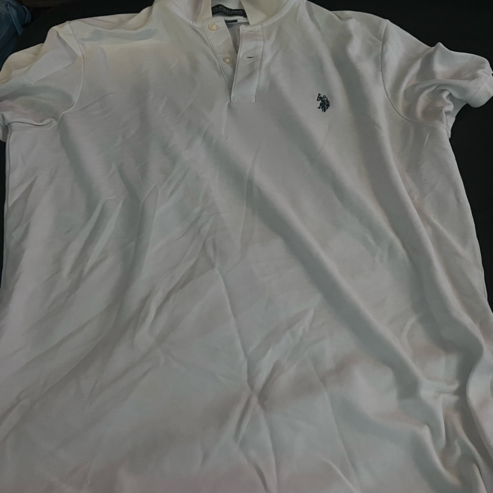 U.S. Polo Assn. White Polo Shirt